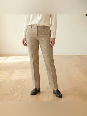 Denver Hayes Plaid Trouser Straight Leg Dress Pants Womens Size 8